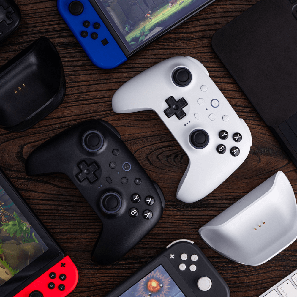 จอยเกมไร้สาย 8BITDO (80ND) ULTIMATE 2 BLUETOOTH & 2.4G สีดำ